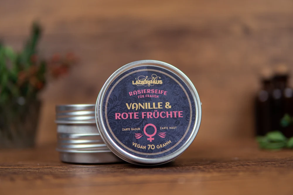 Rasierseife für Frauen - Vanille & rote Früchte – Bild 2