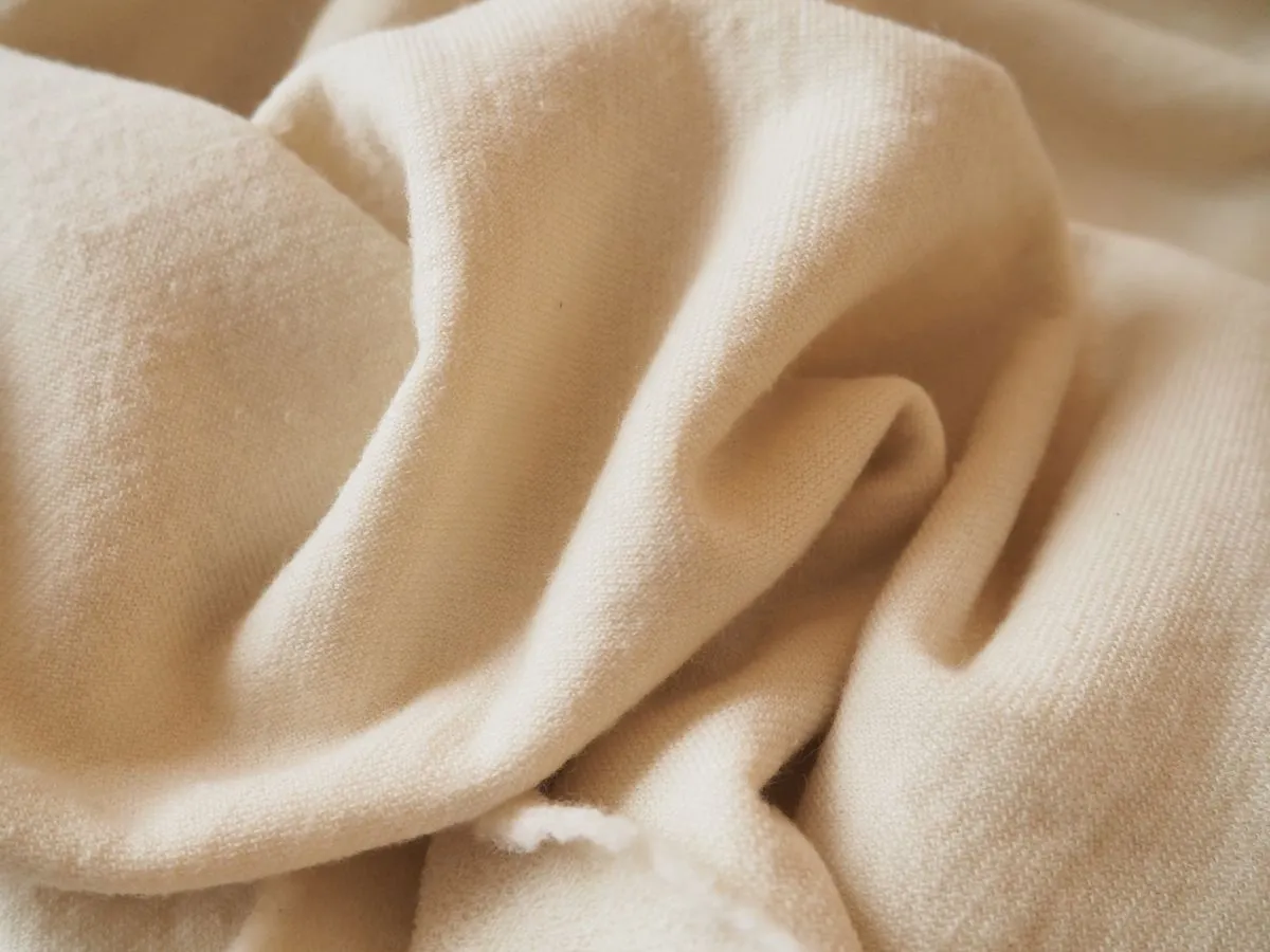 Merino Wollfrottee wollweiß (Windelinnenstoff) ca. 380g/m² – Bild 9