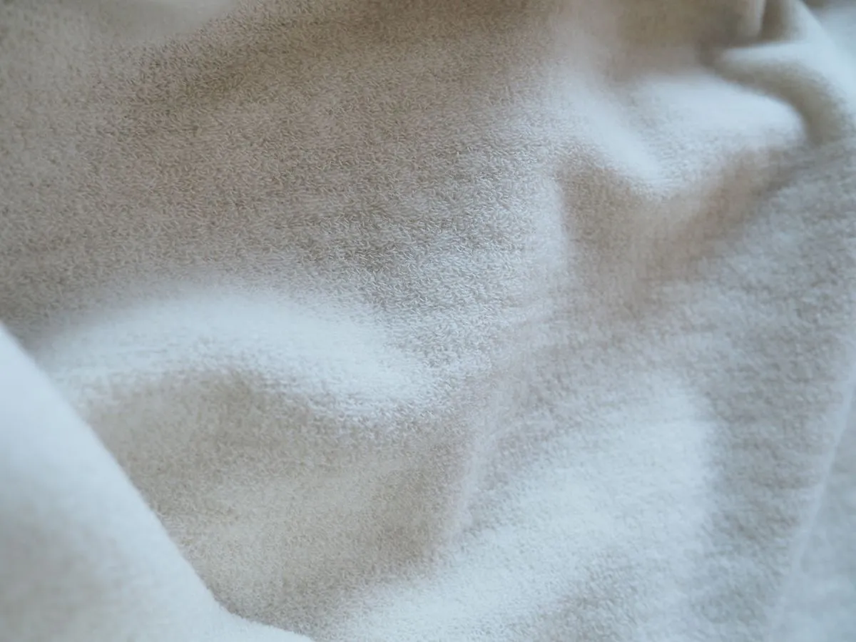 Merino Wollfrottee wollweiß (Windelinnenstoff) ca. 380g/m² – Bild 4