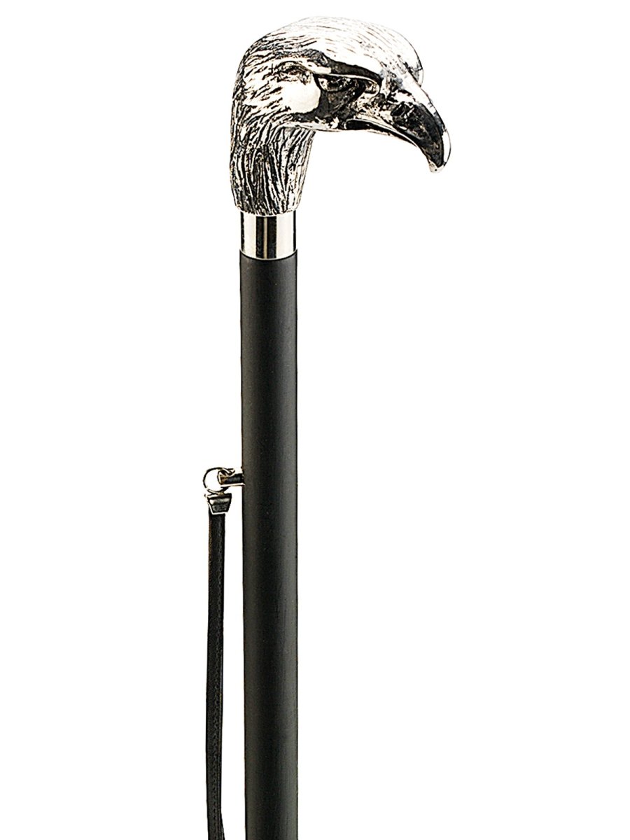 Black shoehorn made of beech wood with a chromed eagle head – Bild 3
