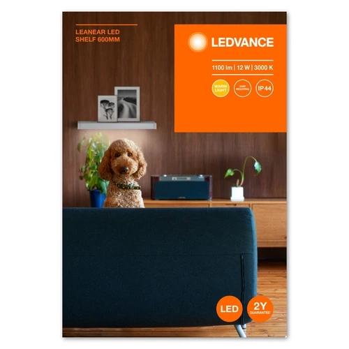 LEDVANCE LINEAR SHELF Regal LED Leuchte 60cm 12W / 3000K Warmweiß – Bild 4