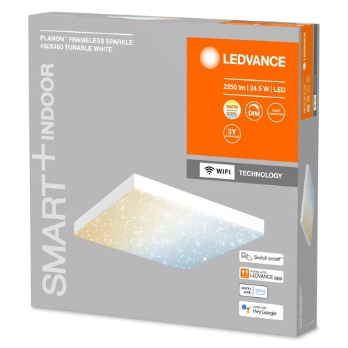 LEDVANCE SMART+ WiFi-Glitzer-Panelleuchte 450X450, 24,5W – Bild 4