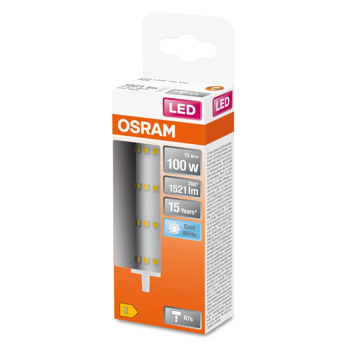 OSRAM LED Line Lampe, 13W, 1521lm, R7s, 4000K , Kaltweiß – Bild 4