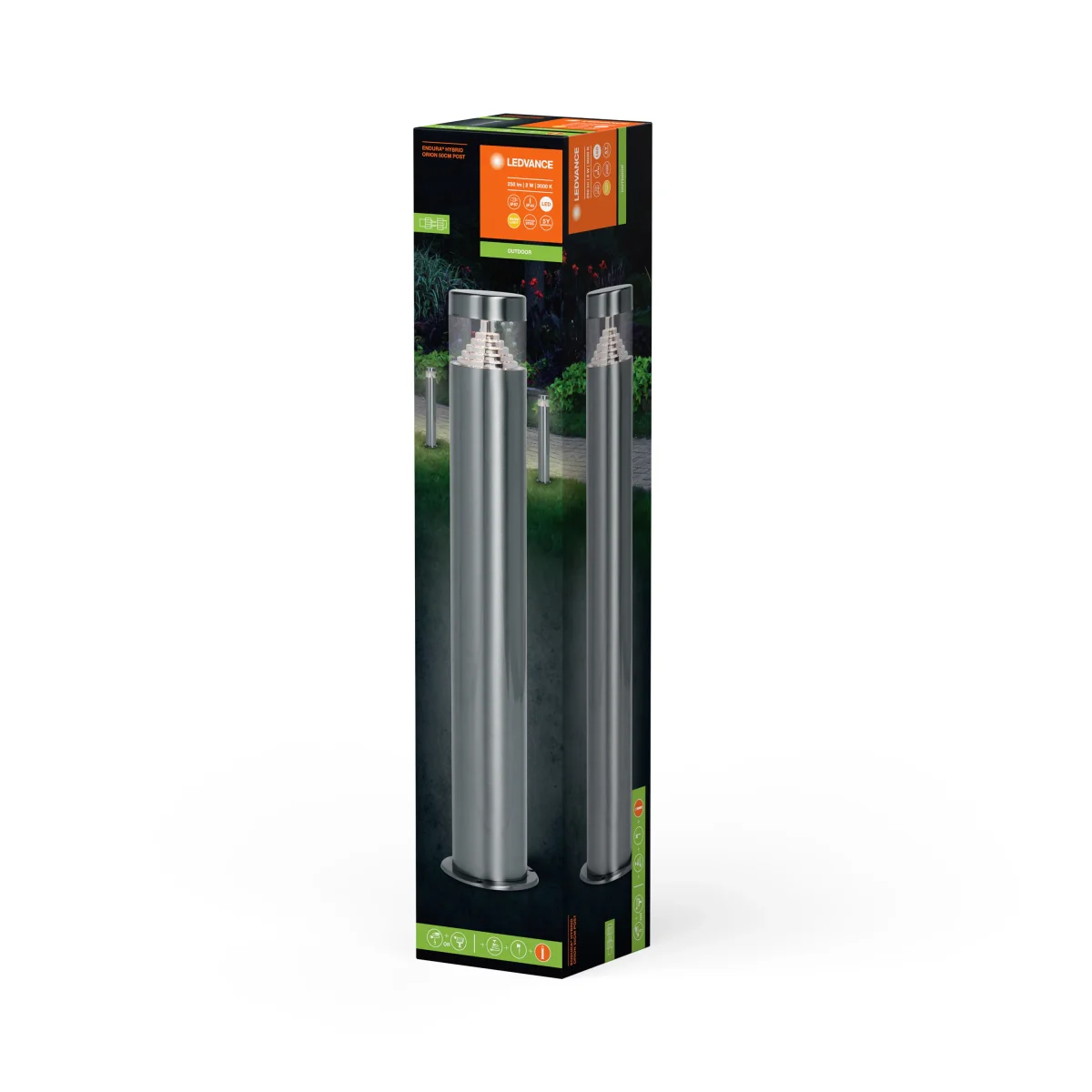 LEDVANCE ENDURA HYBRID SOLAR ORION Pollerleuchte, 2W, 170lm – Bild 5