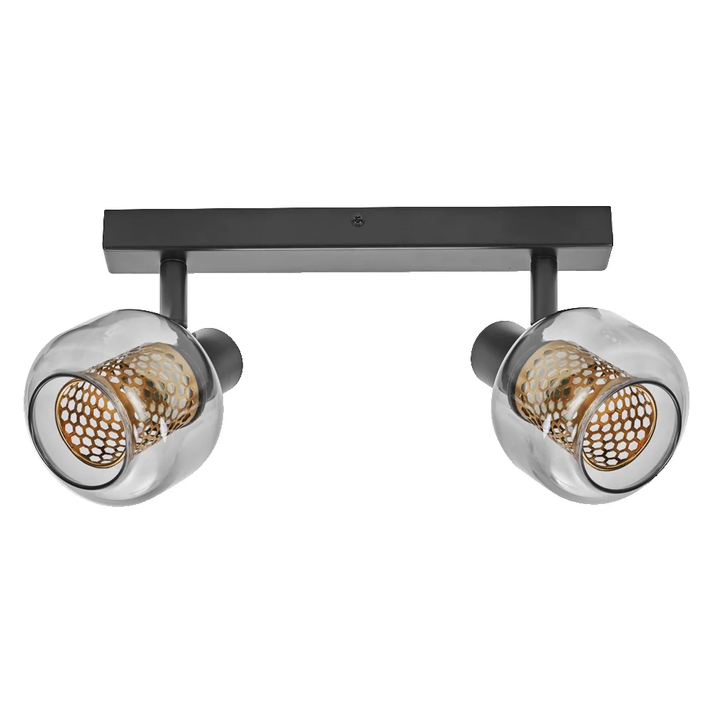 OSRAM DECOR Spot Firefly Deckenleuchte, OSRAM Lampe inklusive, schwarz, 2 x 2.8W, E14 – Bild 4