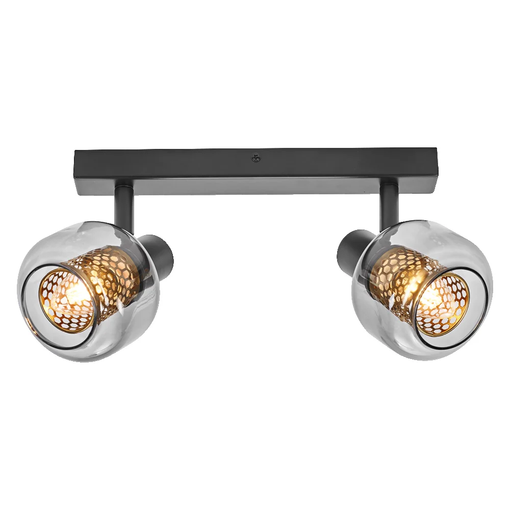 OSRAM DECOR Spot Firefly Deckenleuchte, OSRAM Lampe inklusive, schwarz, 2 x 2.8W, E14 – Bild 2