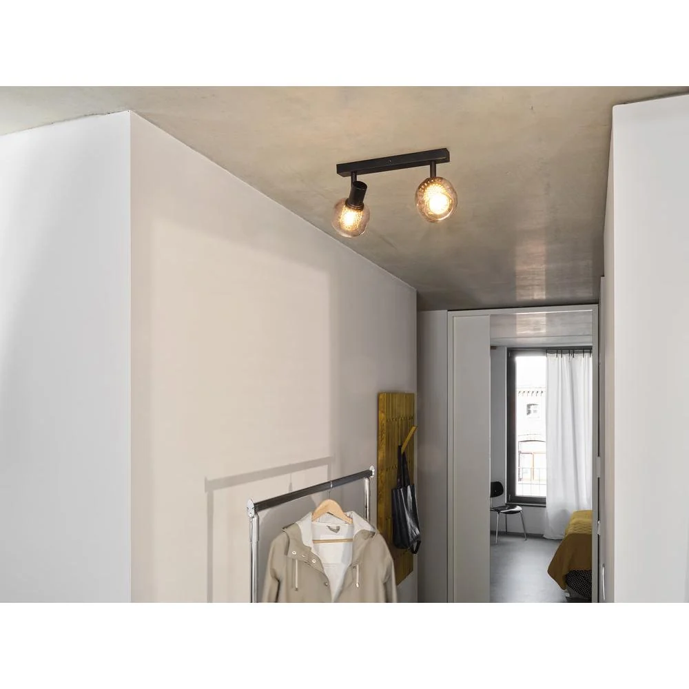 OSRAM DECOR Spot Firefly Deckenleuchte, OSRAM Lampe inklusive, schwarz, 2 x 2.8W, E14 – Bild 6