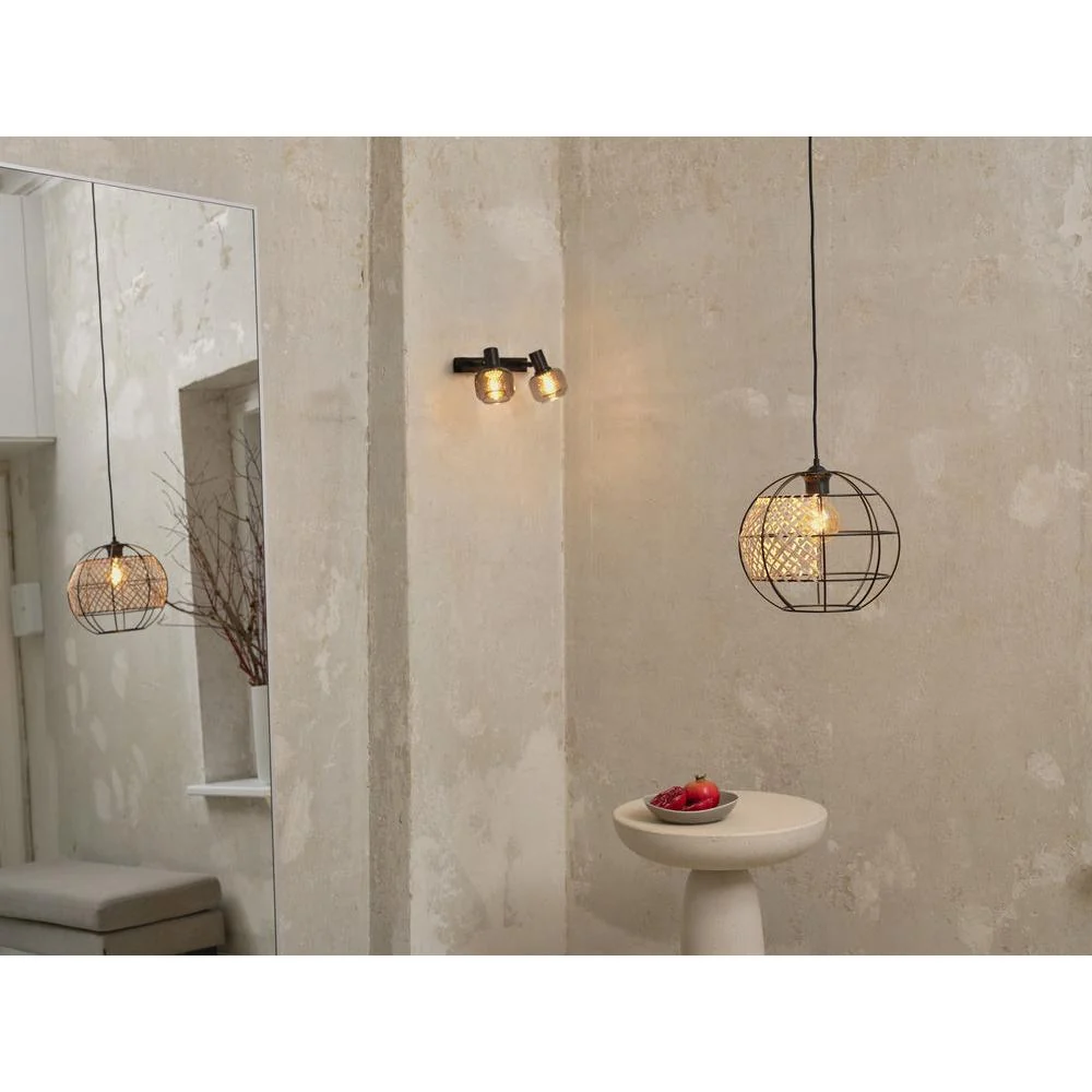 LEDVANCE DECOR Spot Firefly Wandleuchte, 2x2. 8W, E14, 500lm, 2700K, warmweiß, dimmbar, IP20, Metall/Glas, schwarz, LED enthalten und austauschbar – Bild 7