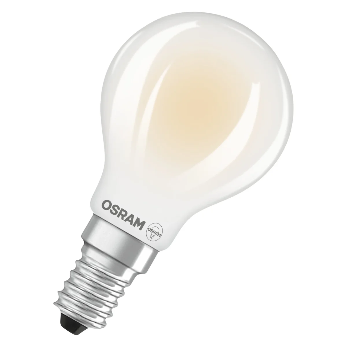 OSRAM LED CLASSIC P ENERGY EFFICIENCY A , LED-Lampe, Bleifreies Glas, Matt, 1,2 W, (ex 25 W), 255 lm, Kaltweiß, 4000 K, Energieeffizienzklasse: A, CRI 80 – Bild 3