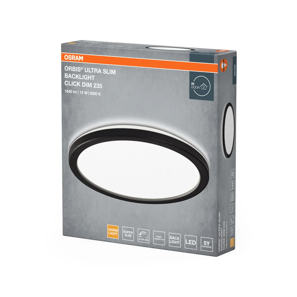 OSRAM ORBIS ClickDim Deckenleuchte 235mm, dimmbar,schwarz – Bild 4
