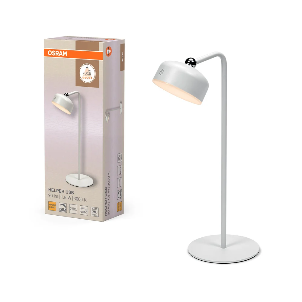 OSRAM DECOR HELPER GADGET batteriebetriebene USB 3-in-1 Leuchte Touch-Dim Weiß – Bild 5