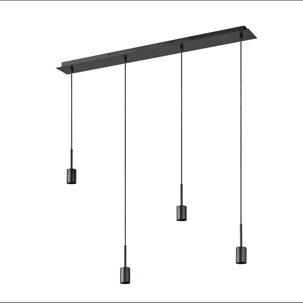 OSRAM DECOR Pendelleuchte Needle Linear 4xE27, dunkelgrau – Bild 2
