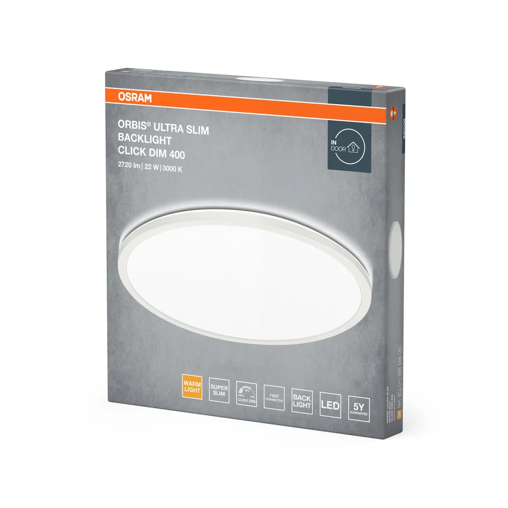 OSRAM ORBIS ClickDim Deckenleuchte 400mm, dimmbar, weiß – Bild 4