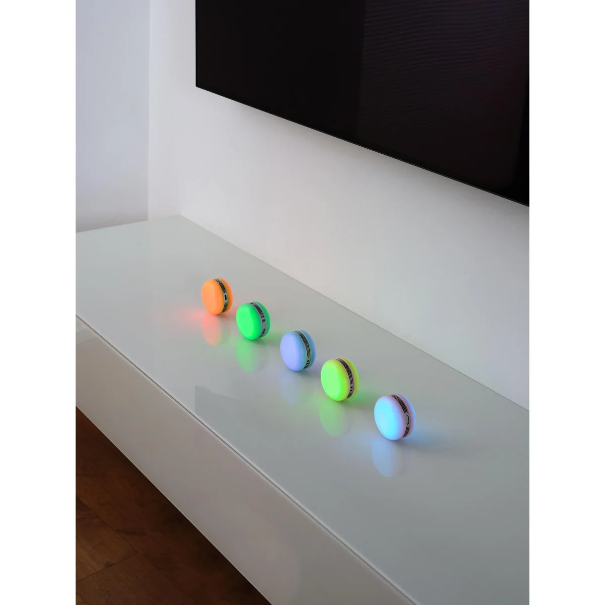 OSRAM Bluetooth SMART+ Macaron Lautsprecher mit Bewegungssteuerung, LED-Licht RGB, Gelb – Bild 6