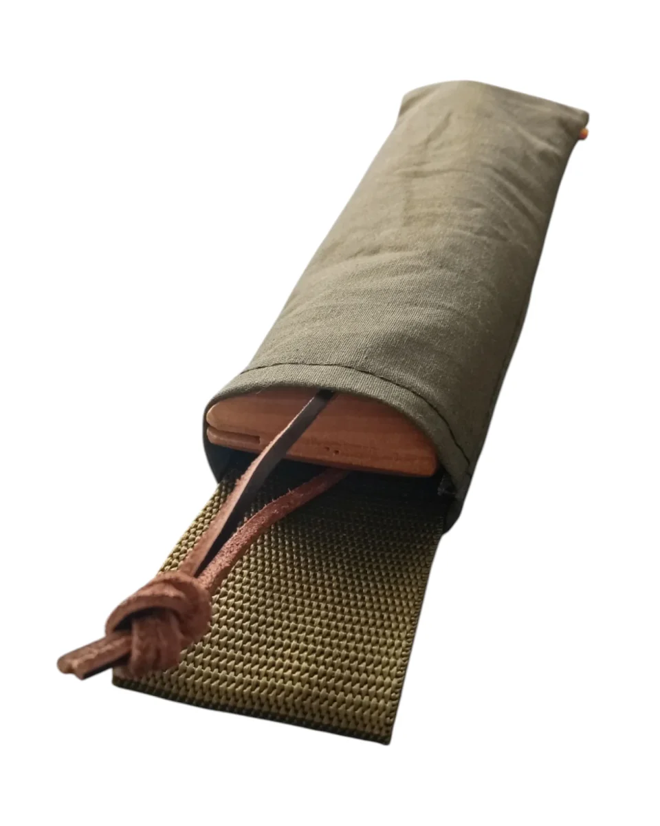 Transporttasche Opinel 18 Klappsäge – Canvas Olivgrün – Bild 6